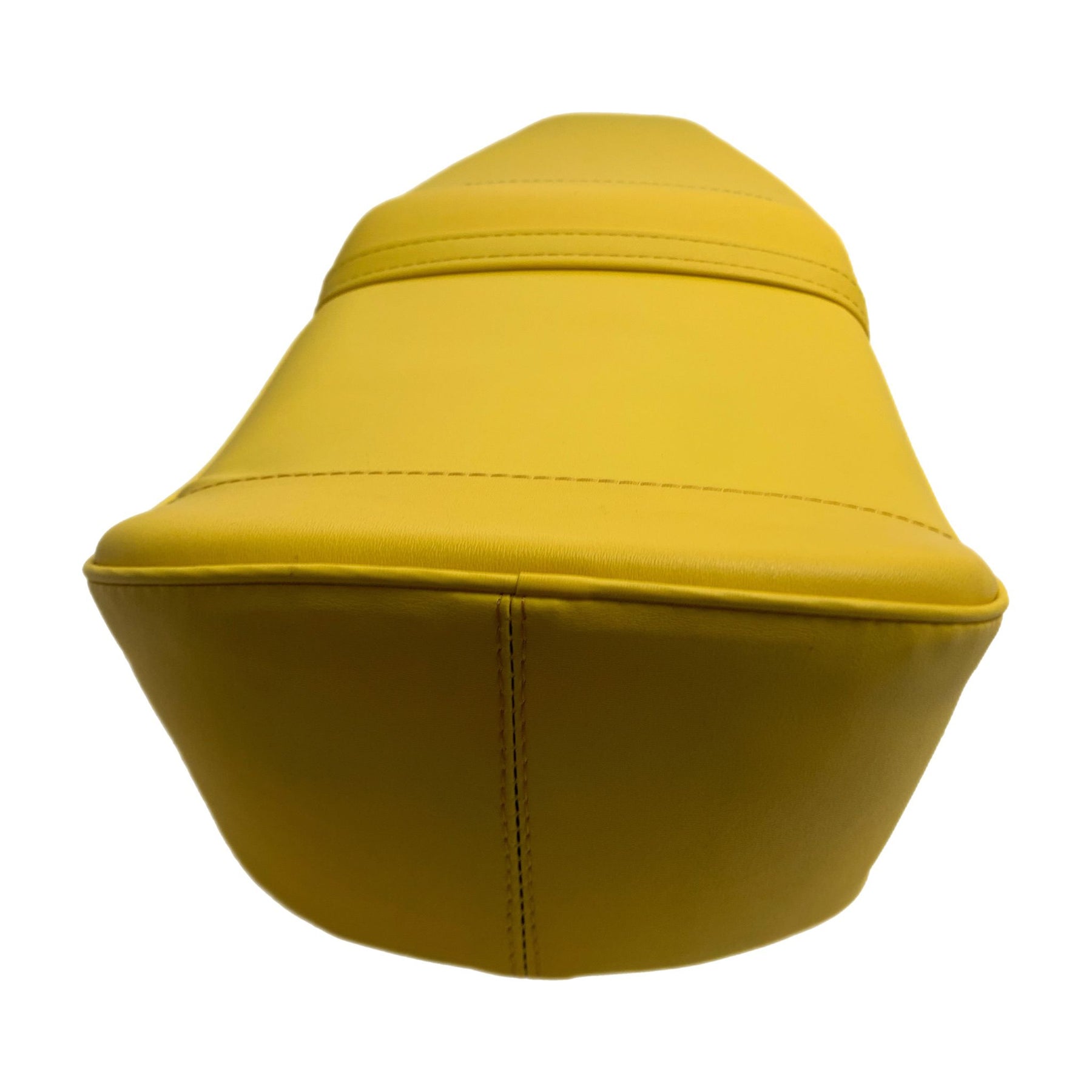Lambretta Series 1 2 3 Li GP SX TV Pegasus Style Seat - Yellow with Stainless Steel Trim