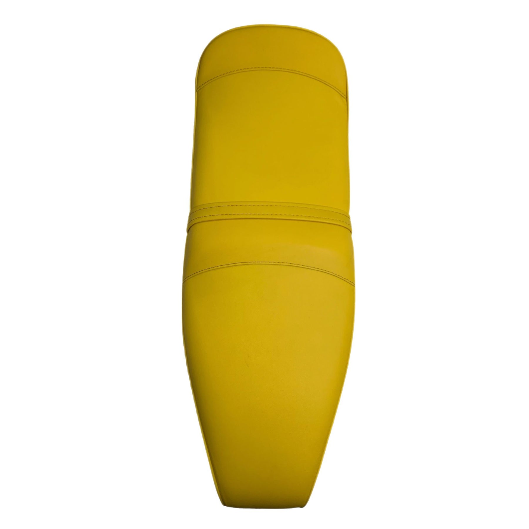 Lambretta Series 1 2 3 Li GP SX TV Pegasus Style Seat - Yellow with Stainless Steel Trim