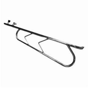 Lambretta Series 1 2 Li TV Rear Crash Bars Florida Style Fish Tail - Polished Stainless Steel