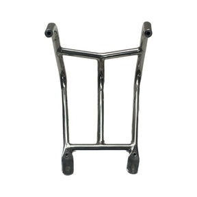 Lambretta Series 1 2 Li TV Rear Rack & Light Protector 2 in 1 - Polished Stainless Steel
