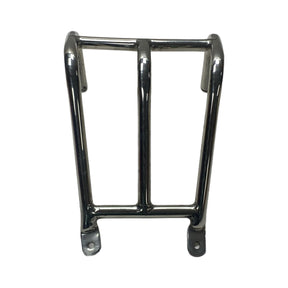 Lambretta Series 1 2 Li TV Rear Rack & Light Protector 2 in 1 - Polished Stainless Steel