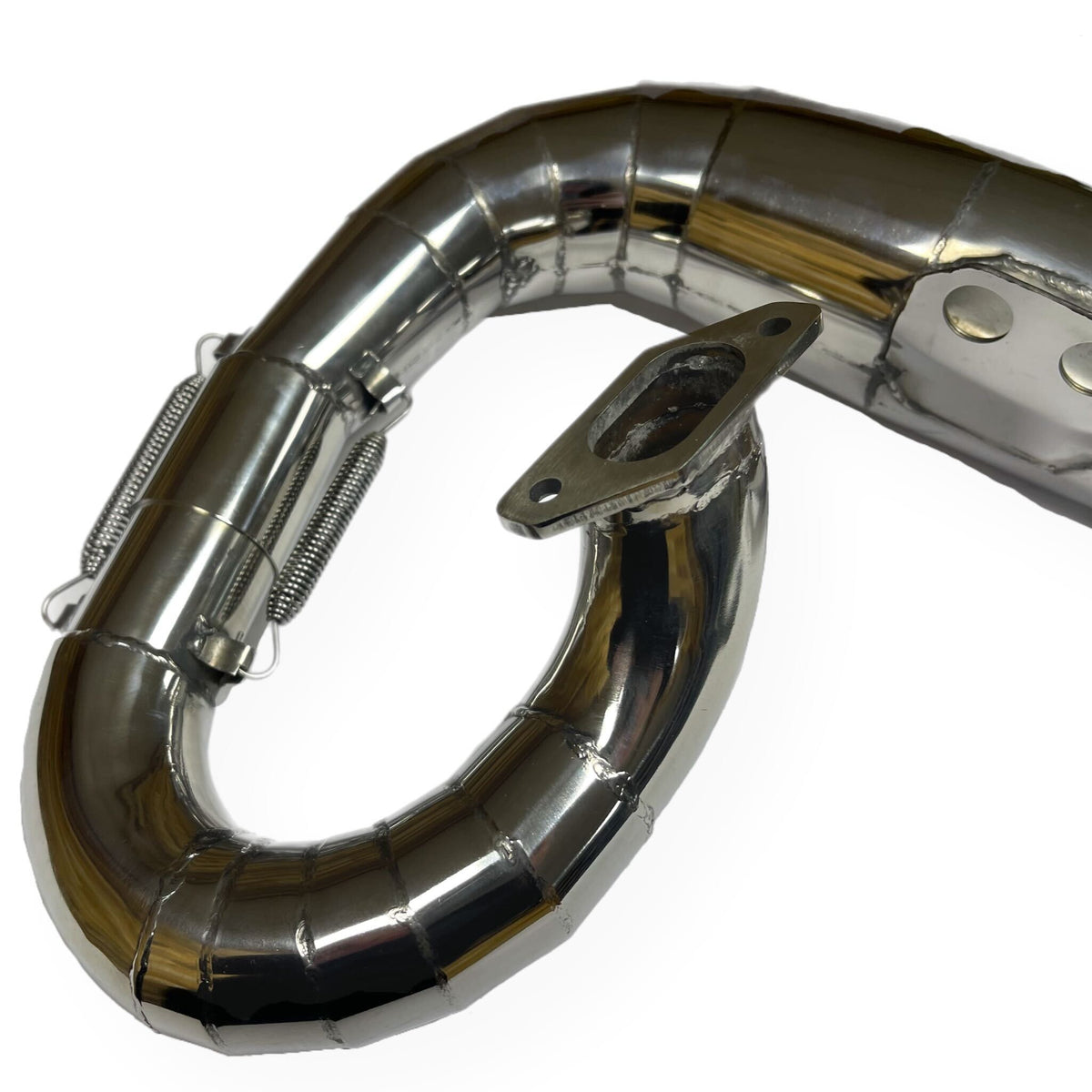 Lambretta Series 3 Li GP SX TV Sterling Performance Expansion Exhaust - Polished Stainless Steel