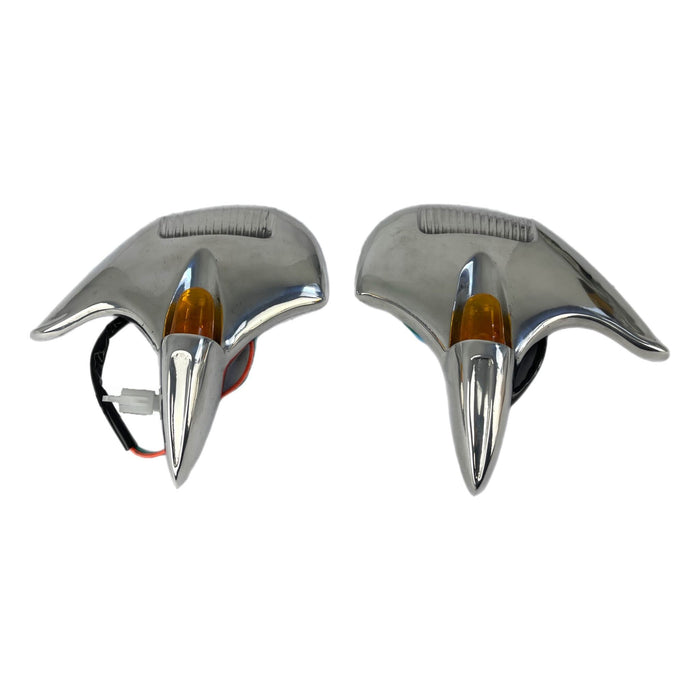 Lambretta Series 2 Li TV Fried Egg Side Panel Embellishers Orange Le