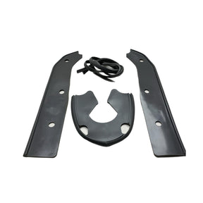 Lambretta Series 3 GP LiS SX Horncover & Front Mudguard Rubber Kit Grey