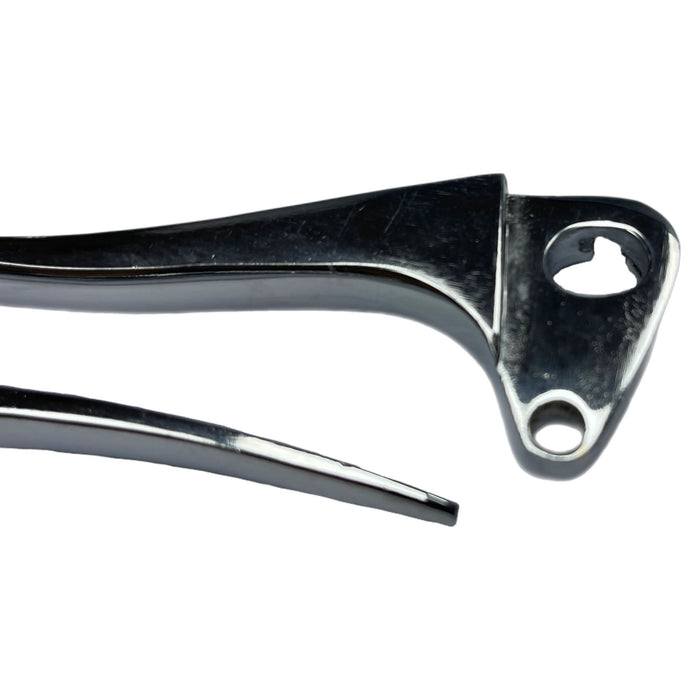 Lambretta Series 3 Li GP SX TV Handlebar Levers - Pointed - Chrome