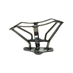 Lambretta Series 3 Li GP SX TV Inside Leg Shield 'Inline' Spare Wheel Carrier - Stainless Steel