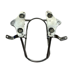 Lambretta Series 3 Li GP SX TV Inside Leg Shield 'Inline' Spare Wheel Carrier - Stainless Steel