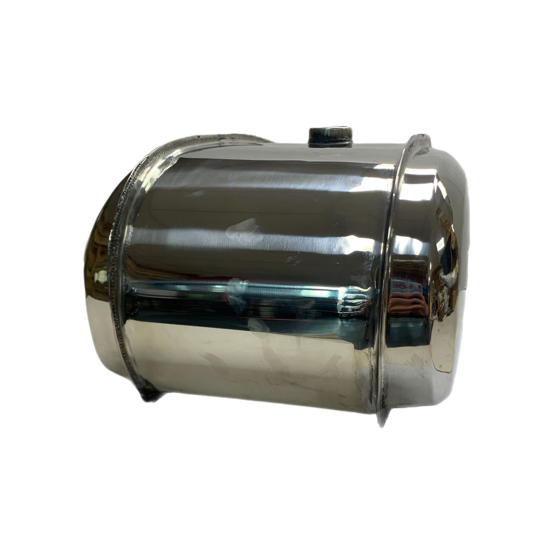 Lambretta Series 3 Li GP SX TV Long Range 17L Petrol Tank Dual Cut Outs Polished Stainless Steel