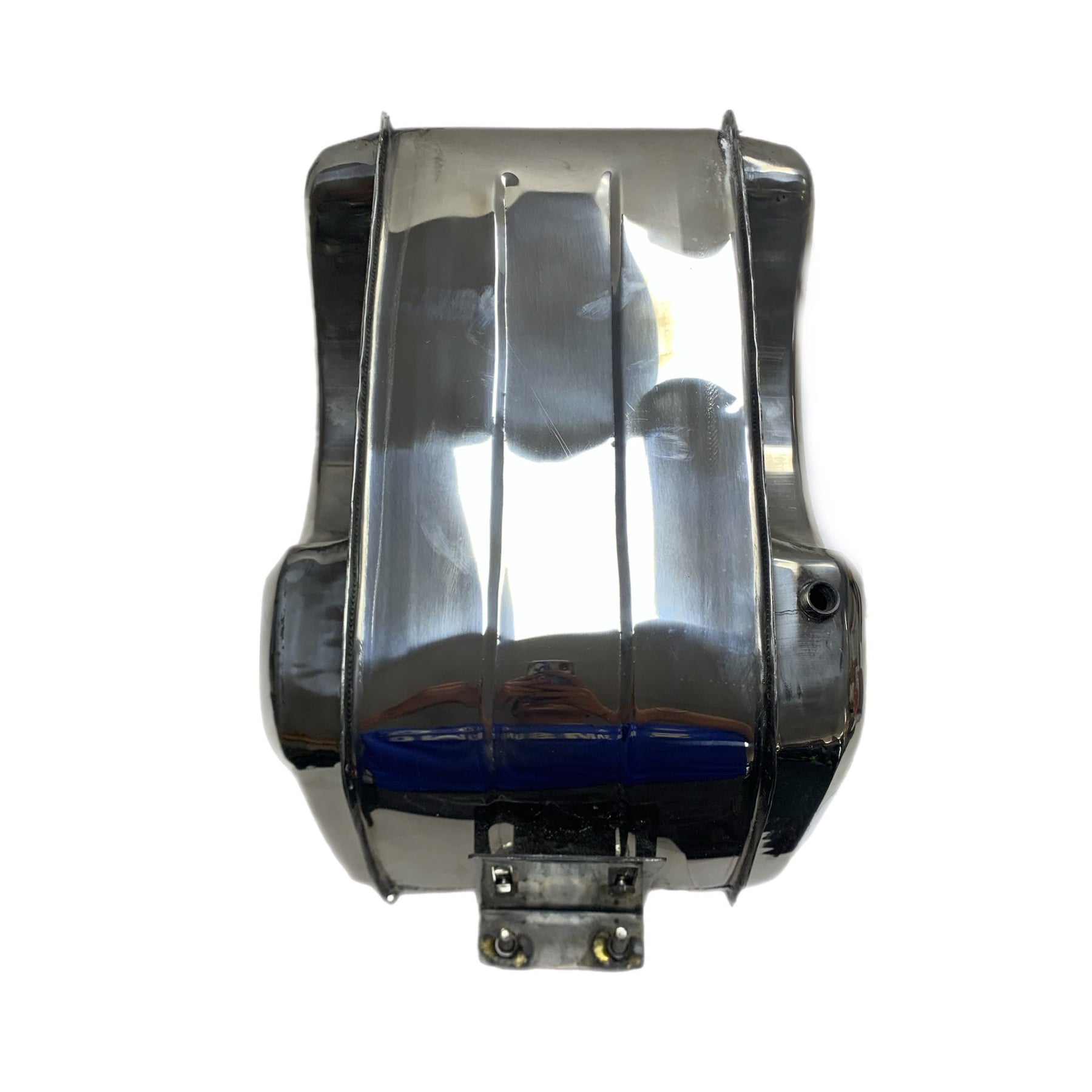 Lambretta Series 3 Li GP SX TV Long Range 17L Petrol Tank Dual Cut Outs Polished Stainless Steel