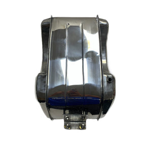 Lambretta Series 3 Li GP SX TV Long Range 17L Petrol Tank Dual Cut Outs Polished Stainless Steel