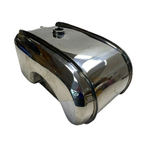 Lambretta Series 3 Li GP SX TV Long Range 17L Petrol Tank Dual Cut Outs Polished Stainless Steel