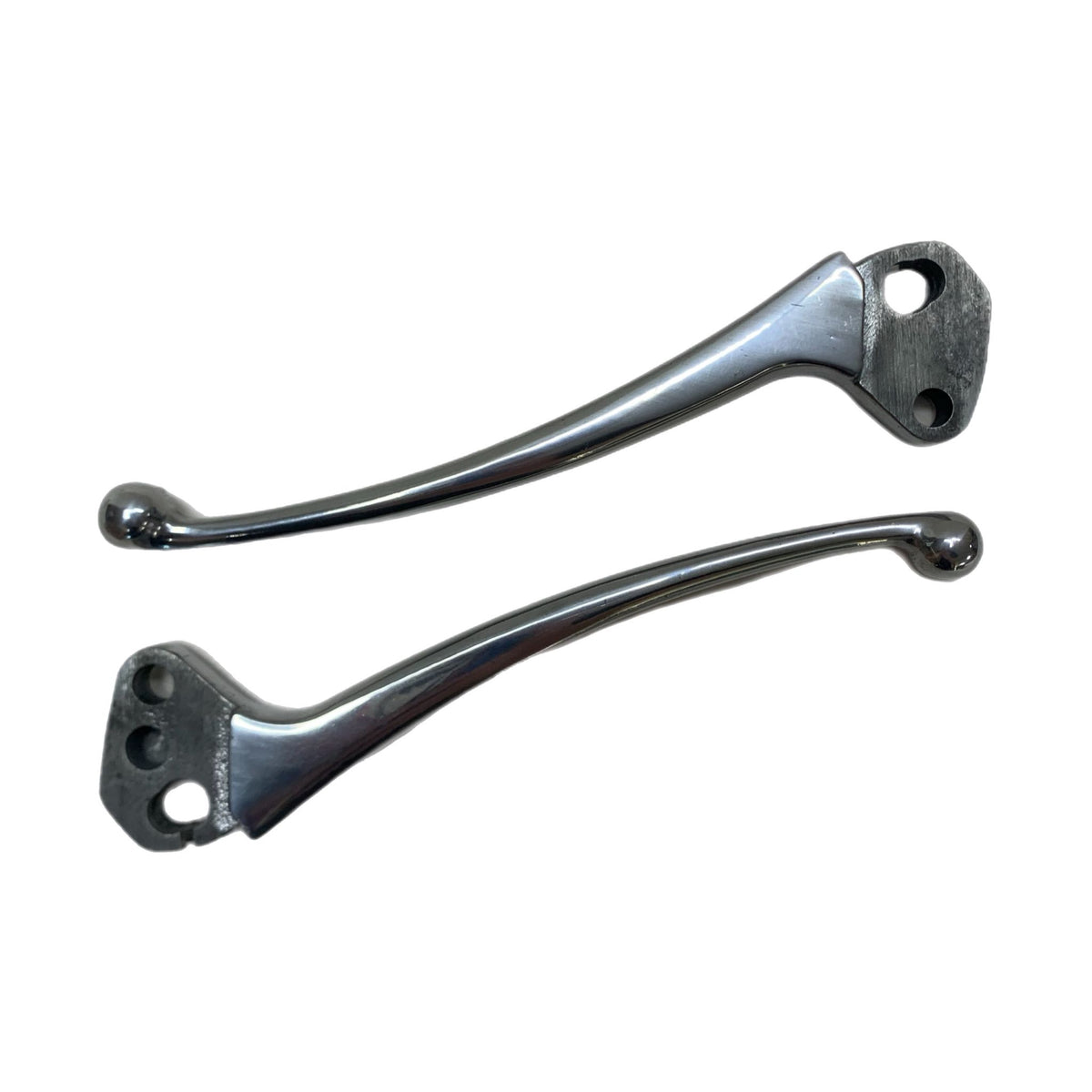 Lambretta Series 3 Li GP SX TV Small Ball End Levers - Ball Ended - Polished Alloy