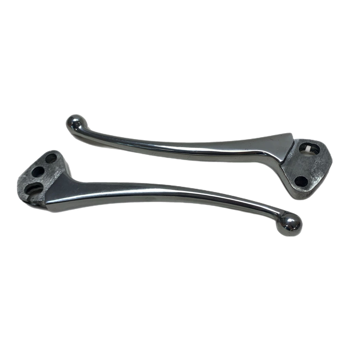 Lambretta Series 3 Li GP SX TV Small Ball End Levers - Ball Ended - Polished Alloy