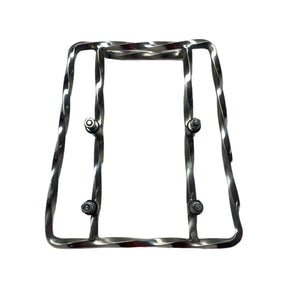 Lambretta Series 3 Li GP SX TV Twisted Rear Sprint Rack - Polished Stainless Steel