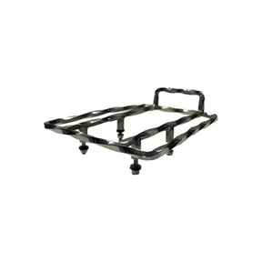 Lambretta Series 3 Li GP SX TV Twisted Rear Sprint Rack - Polished Stainless Steel