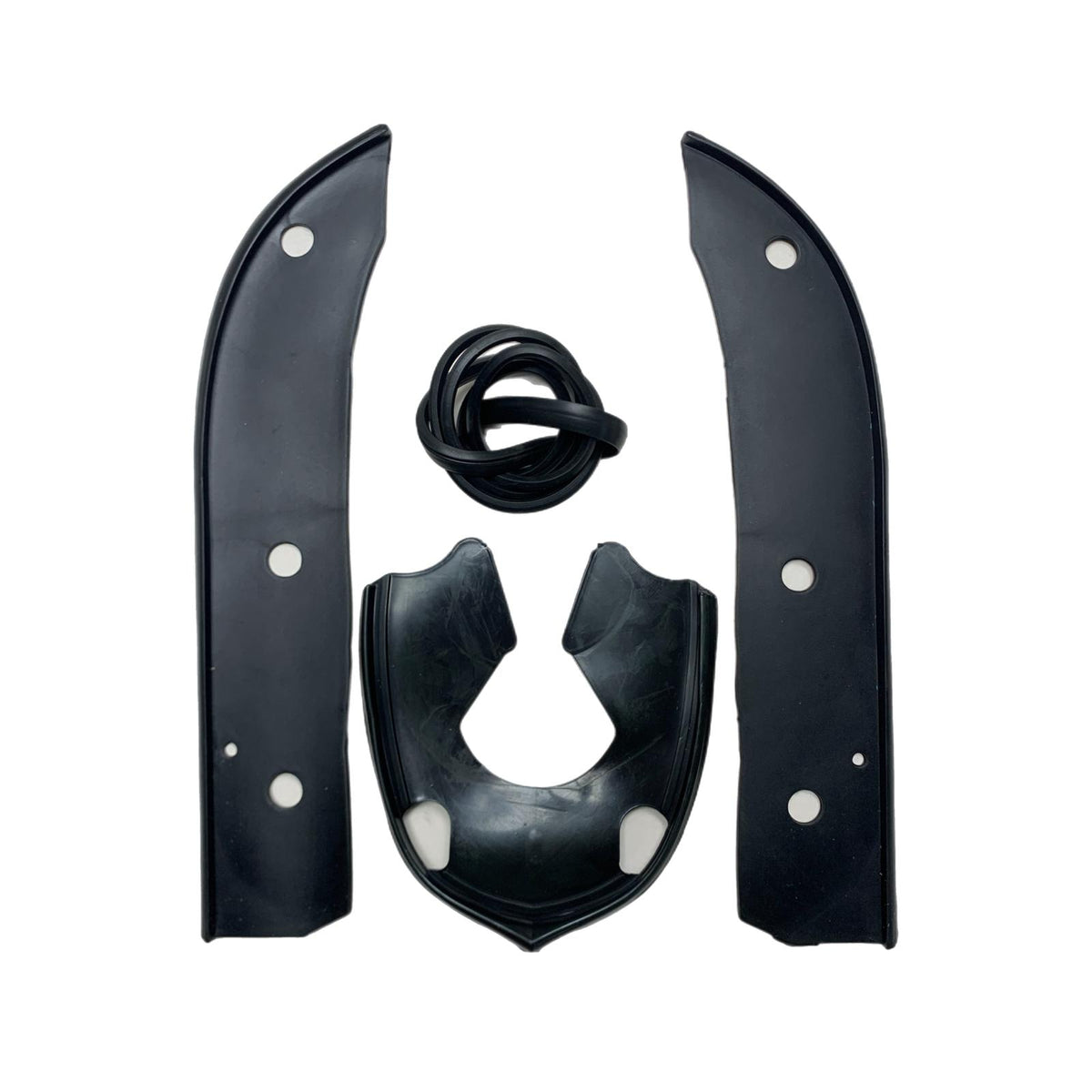 Lambretta Series 3 Li Serveta Horncover & Front Mudguard Rubber Kit - Black