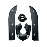 Lambretta Series 3 Li Serveta Horncover & Front Mudguard Rubber Kit - Black