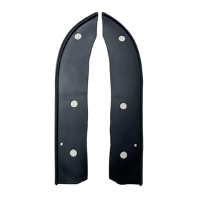 Lambretta Series 3 Li Serveta Horncover & Front Mudguard Rubber Kit - Black