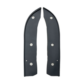 Lambretta Series 3 Li Serveta Horncover & Front Mudguard Rubber Kit Grey