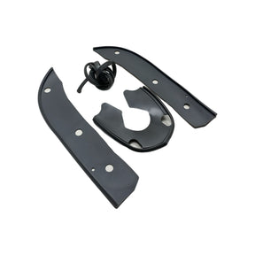 Lambretta Series 3 Li Serveta Horncover & Front Mudguard Rubber Kit Grey