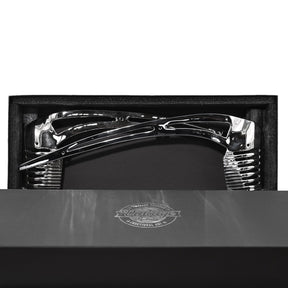 Lambretta Series 1-2 Li TV Side Panel High Quality Sickles - Black Chrome