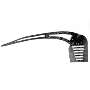 Lambretta Series 1-2 Li TV Side Panel High Quality Sickles - Black Chrome