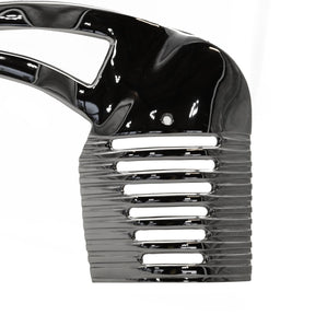 Lambretta Series 1-2 Li TV Side Panel High Quality Sickles - Black Chrome