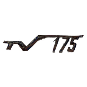 Lambretta TV175 Legshield Badge - Chrome