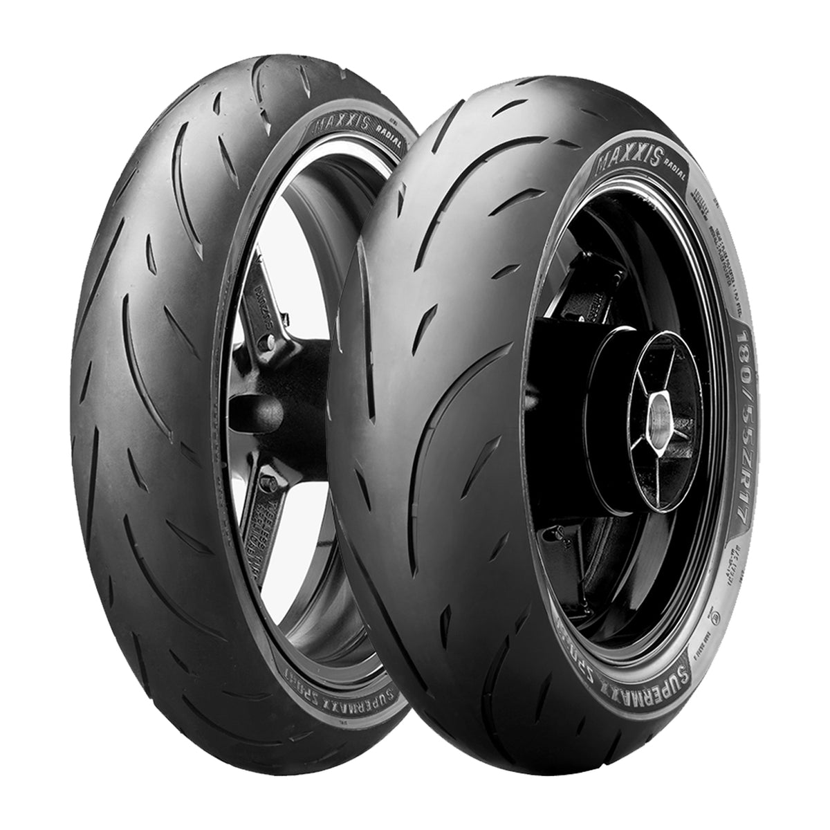 Maxxis Supermaxx Sport MA-SP Dual Compound Matched Tyre Pair 110/70R17 Front & 140/70R17 Rear