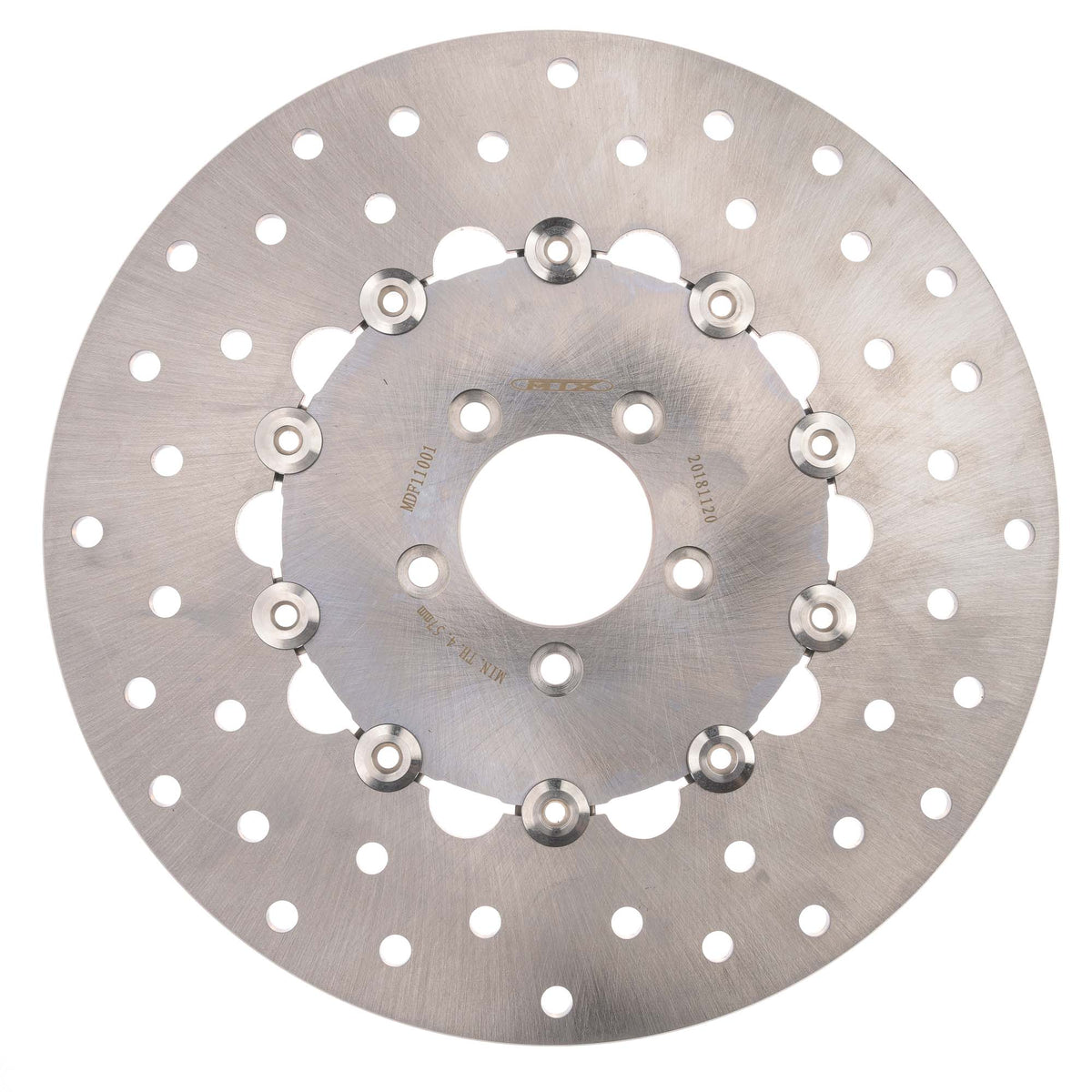 MTX Performance Brake Disc Front Floating Round Harley Davidson MD518 #11001 - Beedspeed