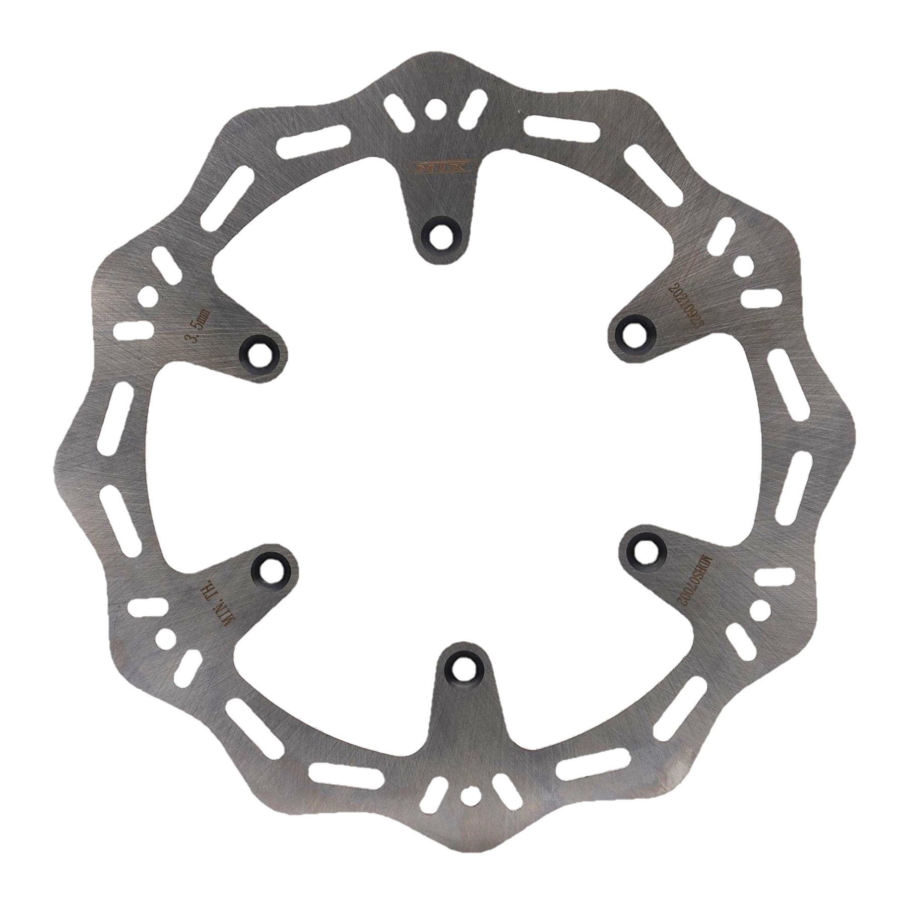 MTX Performance Brake Disc Rear Solid Wavy Yamaha MD6319 #07002