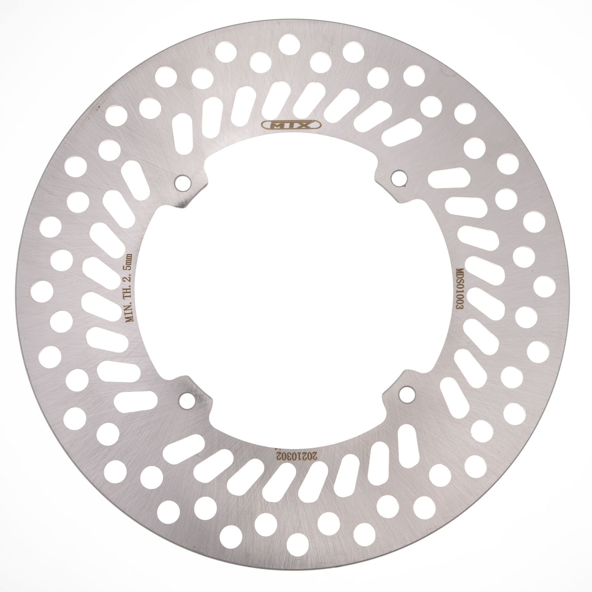 MTX Performance Brake Disc Front Solid Round Honda MD6001 #01003 - Beedspeed
