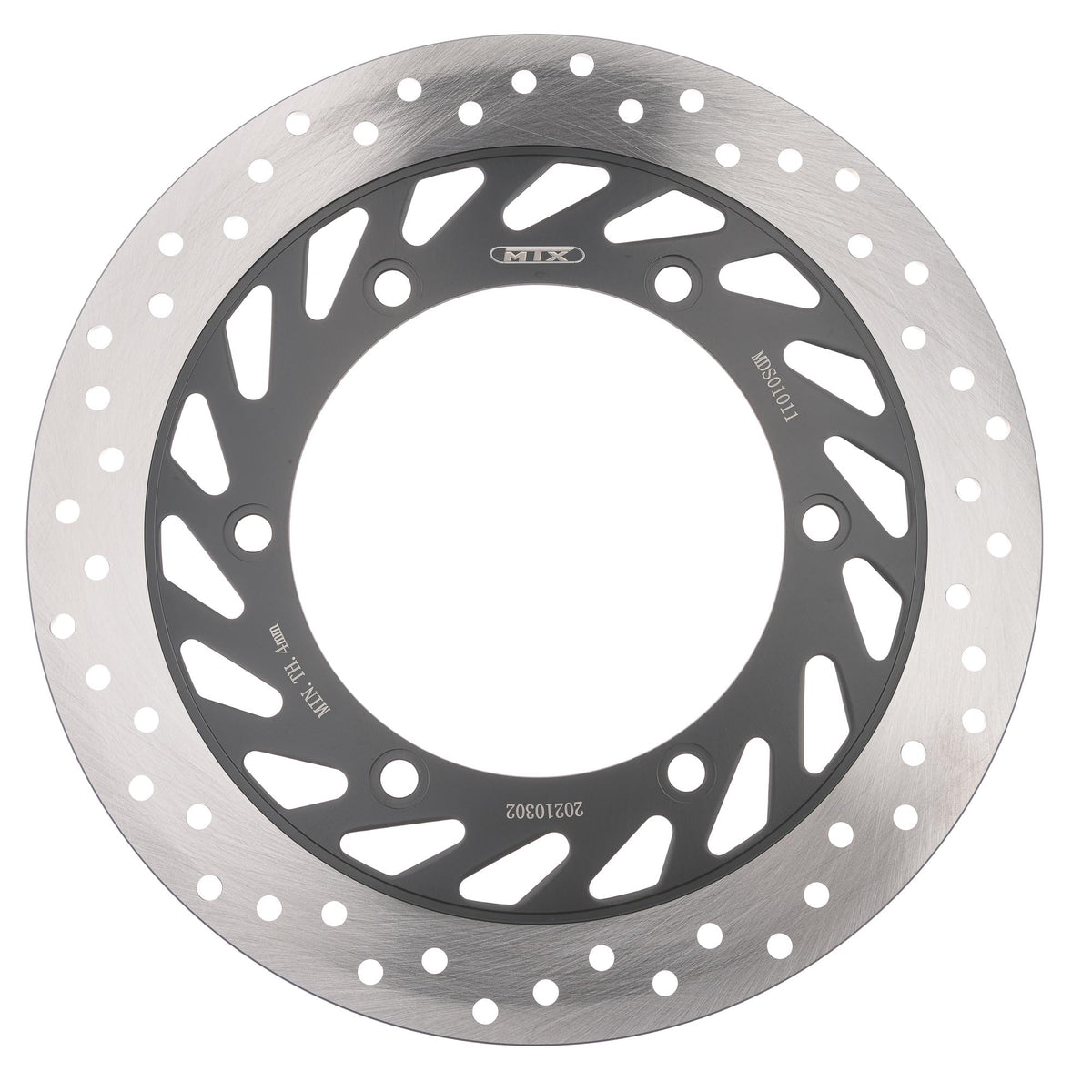 MTX Performance Brake Disc Front Solid Round Honda MD1008 Left Hand #01011 - Beedspeed