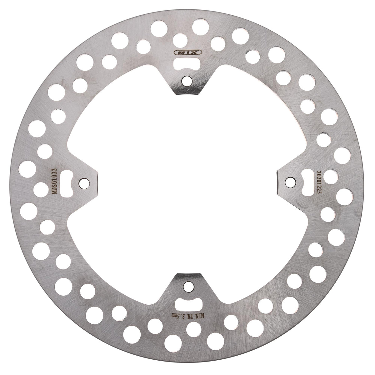MTX Performance Brake Disc Rear Solid Round Honda MD6191 #01033