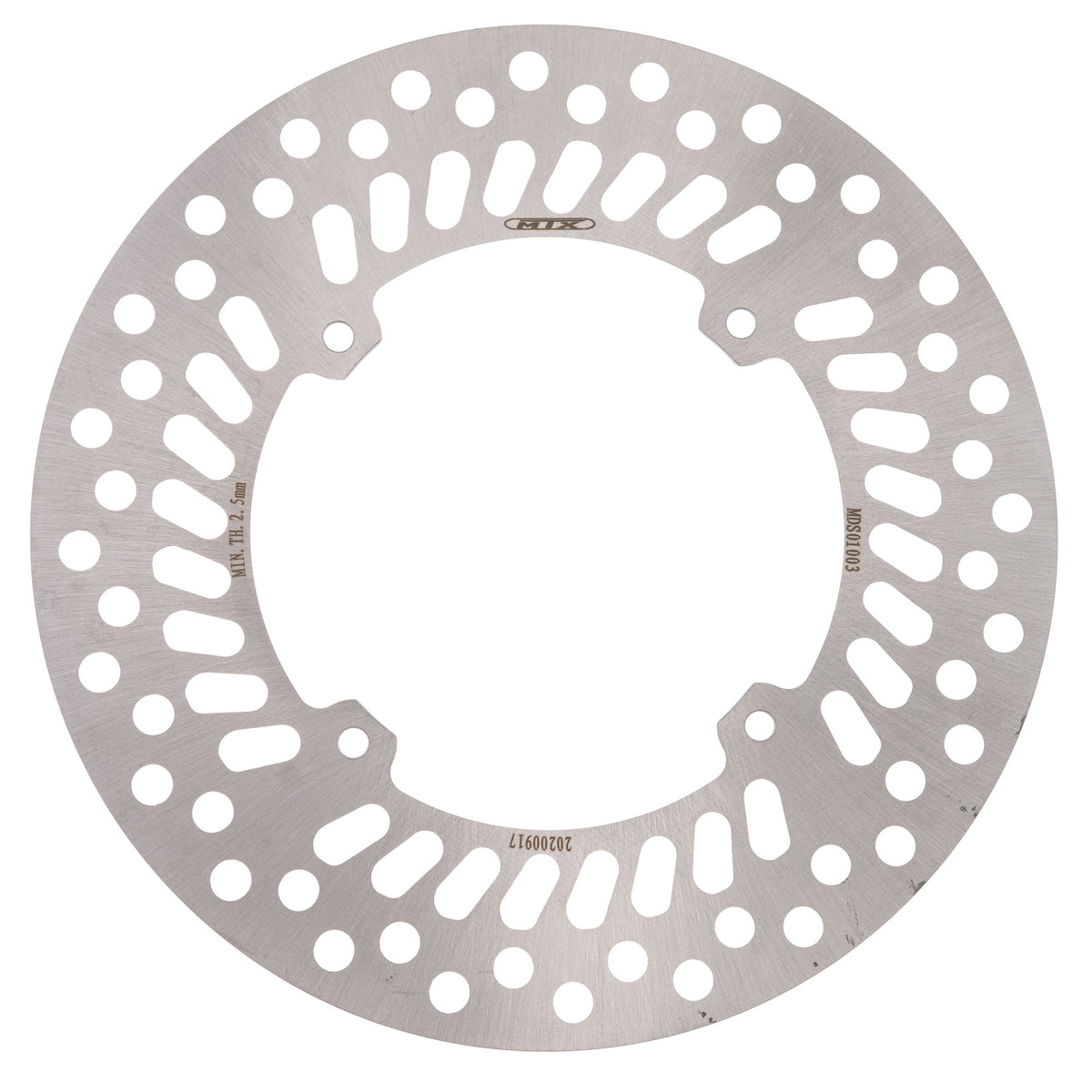 MTX Performance Brake Disc Rear Solid Round Honda MD1020 #01038 - Beedspeed
