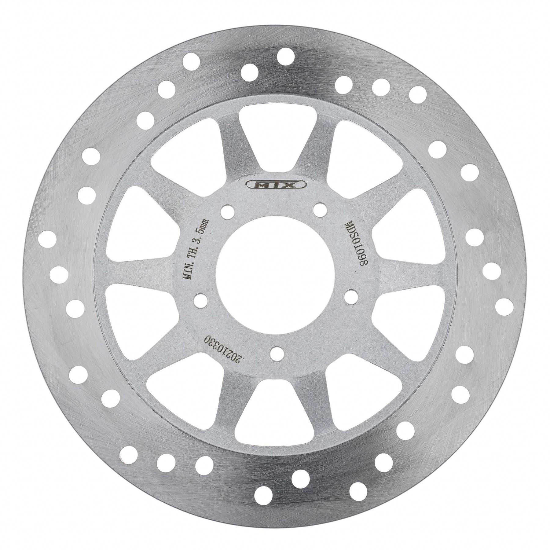 MTX Performance Brake Disc Front Solid Round Honda #01098