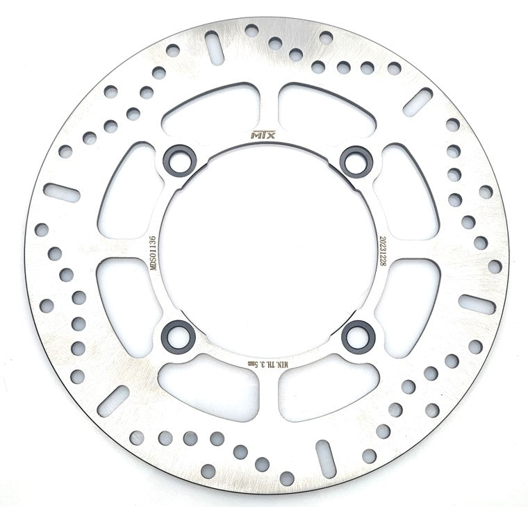 MTX Performance Brake Disc Front Solid Round Honda MD922D #01136