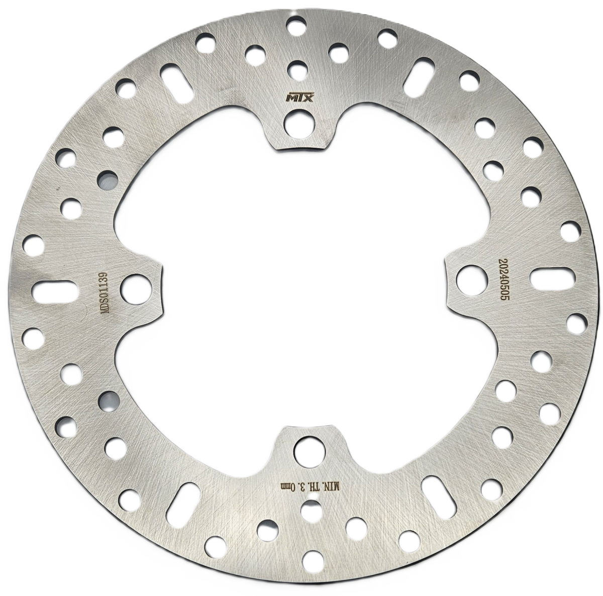 MTX Performance Brake Disc Front Solid Round Honda MD9177D #01139