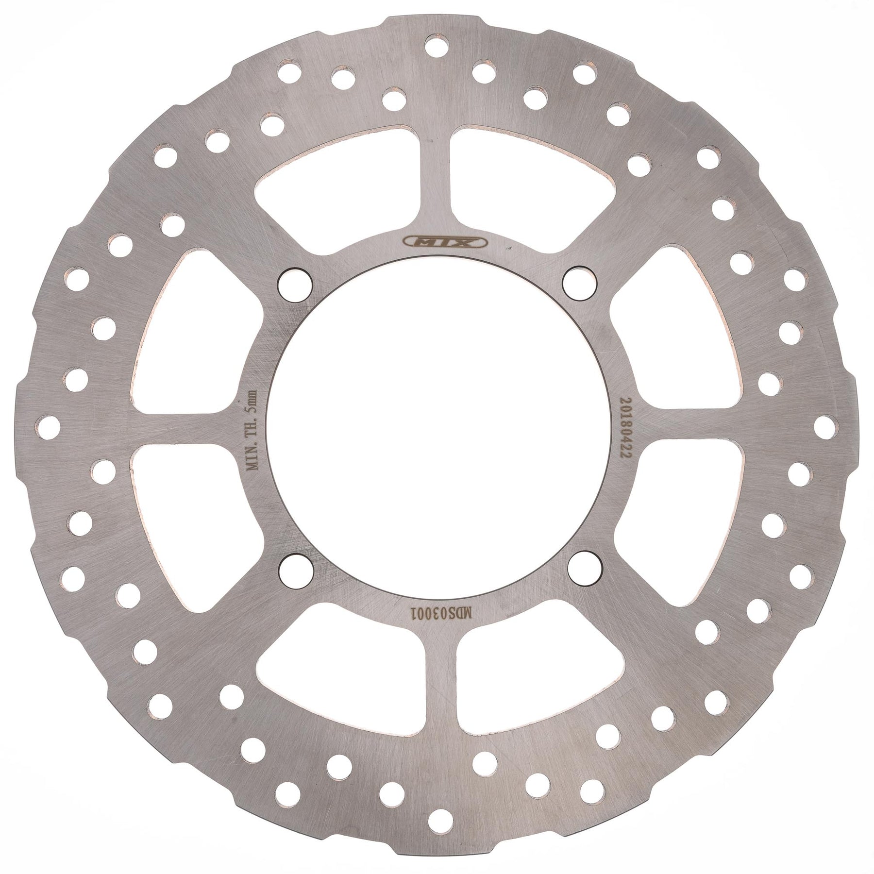 MTX Performance Brake Disc Rear Solid Wavy Kawasaki MD4160 #03001