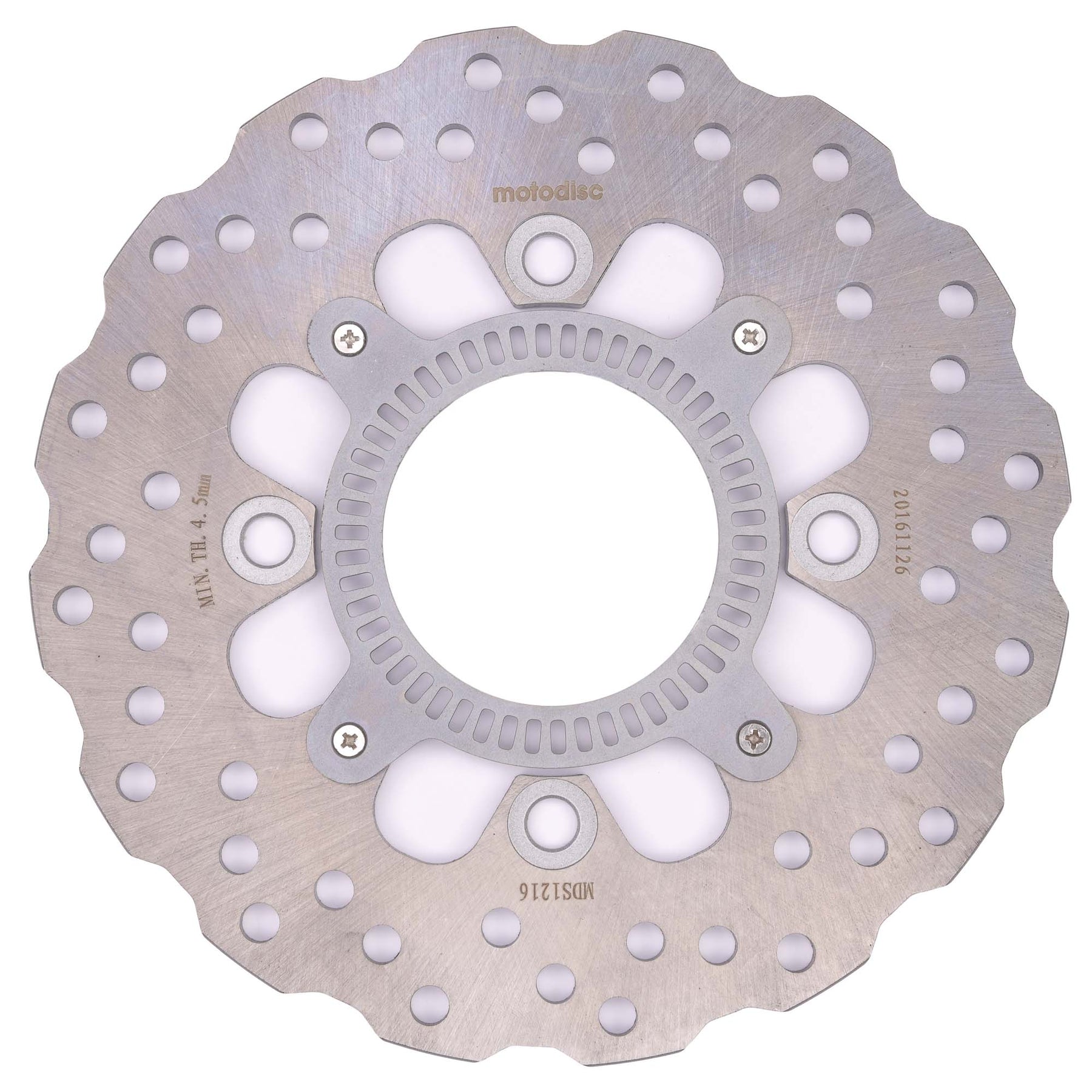 MTX Performance Brake Disc Rear Solid Wavy Kawasaki MD4164 #03037