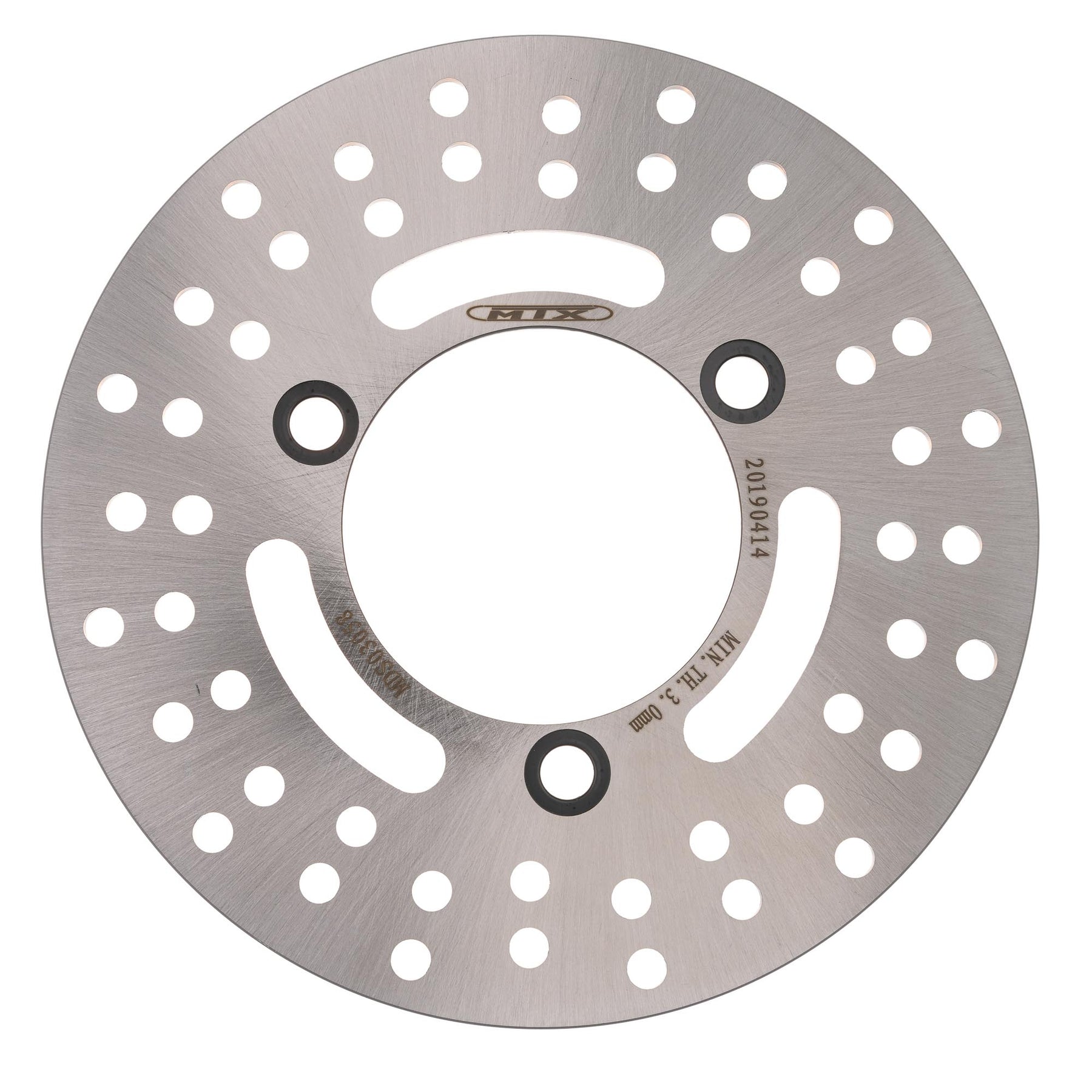 MTX Performance ATV Brake Disc Front Solid Round Kawasaki MD6131 #03058