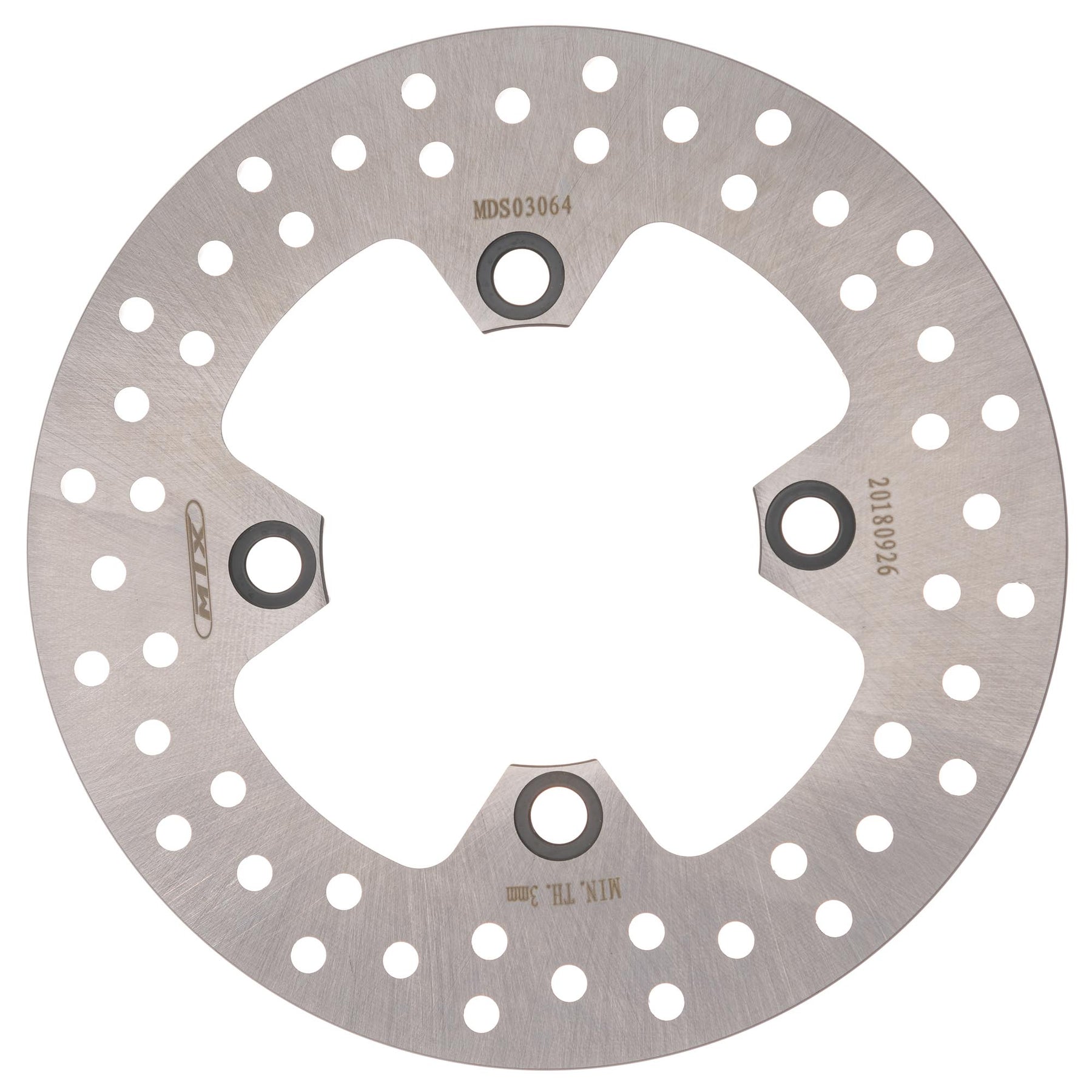 MTX Performance ATV Brake Disc Front Solid Round Kawasaki MD6188 #03064