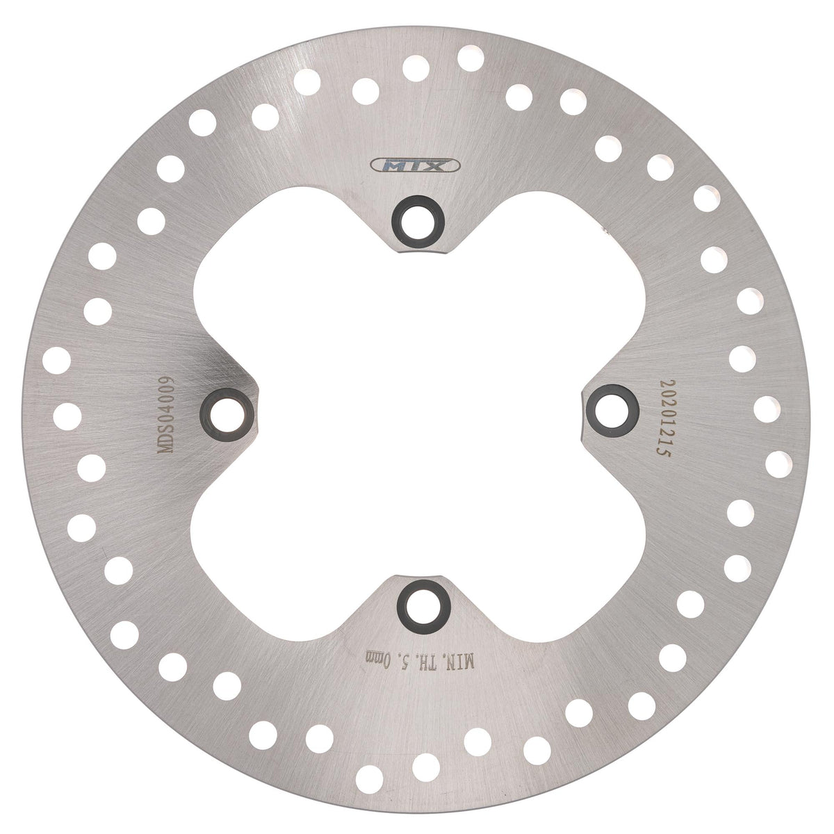 MTX Performance Brake Disc Rear Solid Round Triumph MD663 #04009
