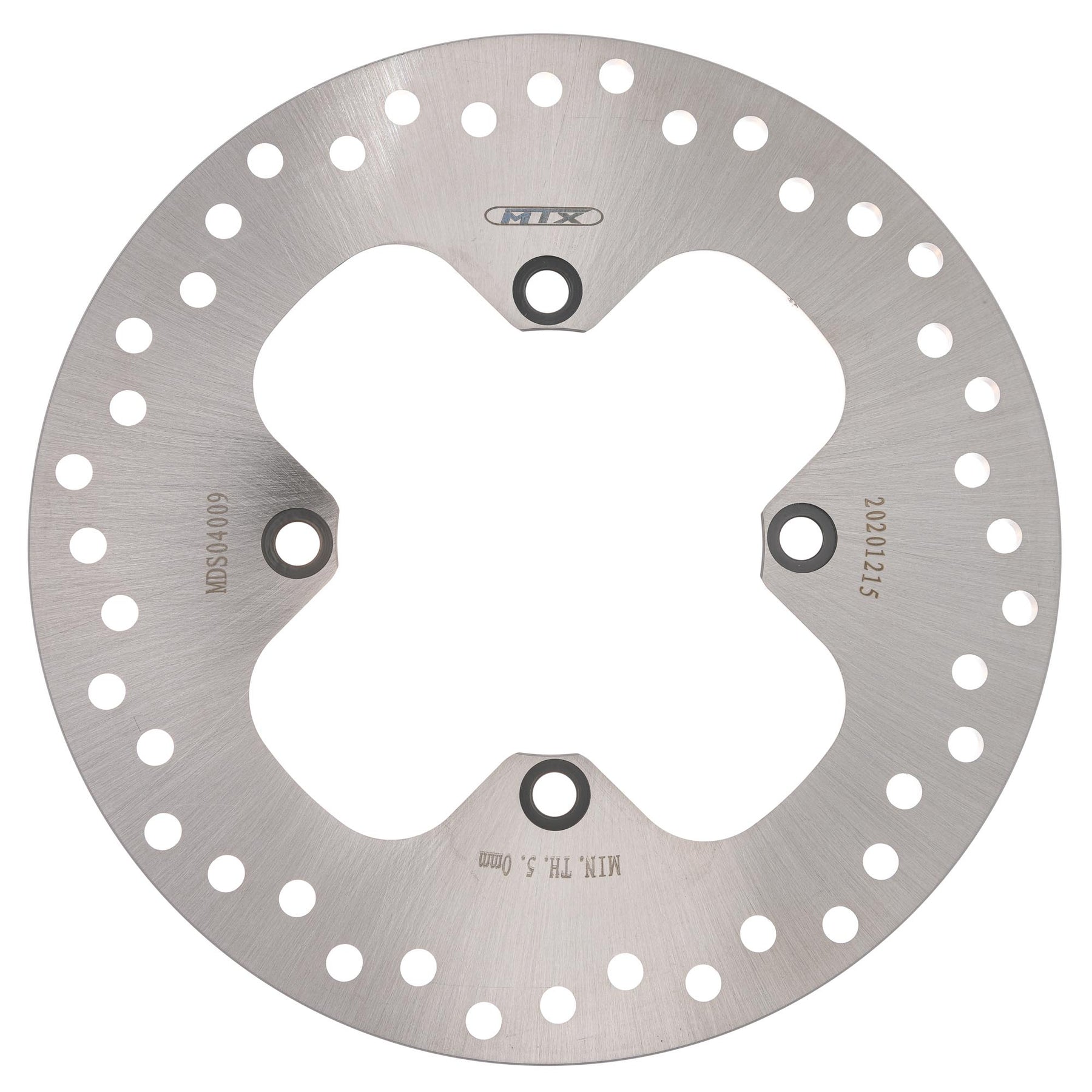 MTX Performance Brake Disc Rear Solid Round Triumph MD663 #04009