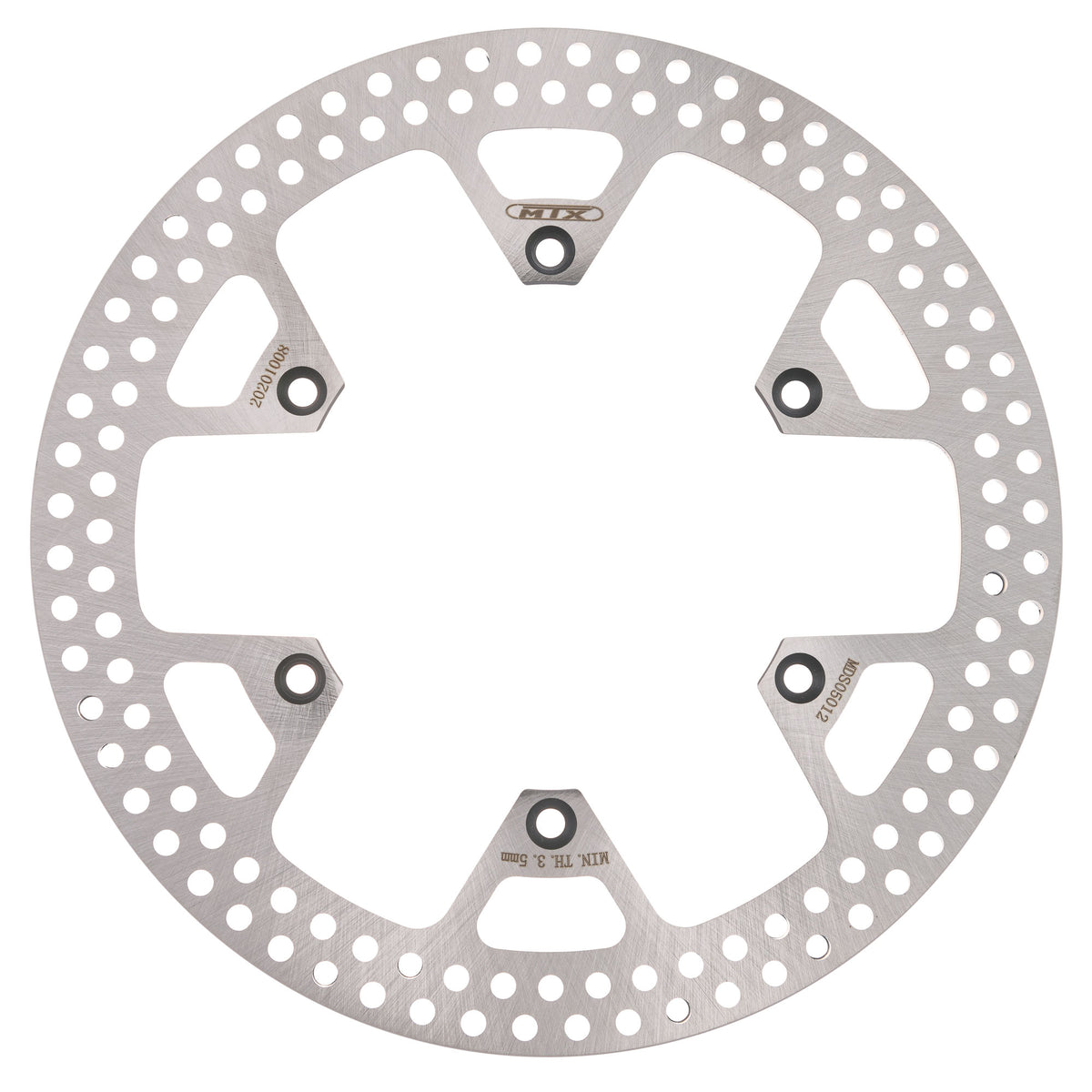 MTX Performance Brake Disc Rear Solid Round Suzuki MD6157 #05012