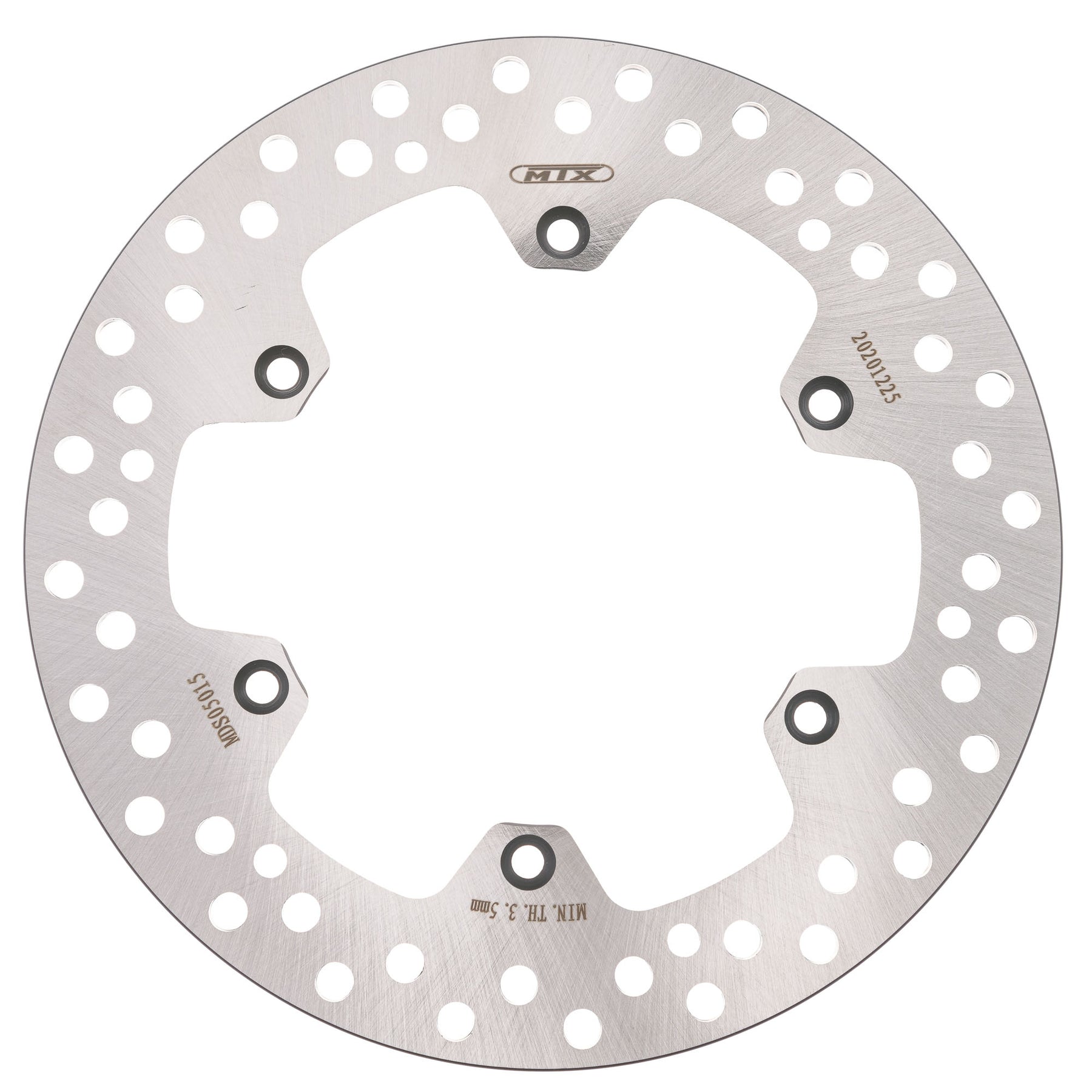 MTX Performance Brake Disc Rear Solid Round Kawasaki Suzuki MD6014 #05015