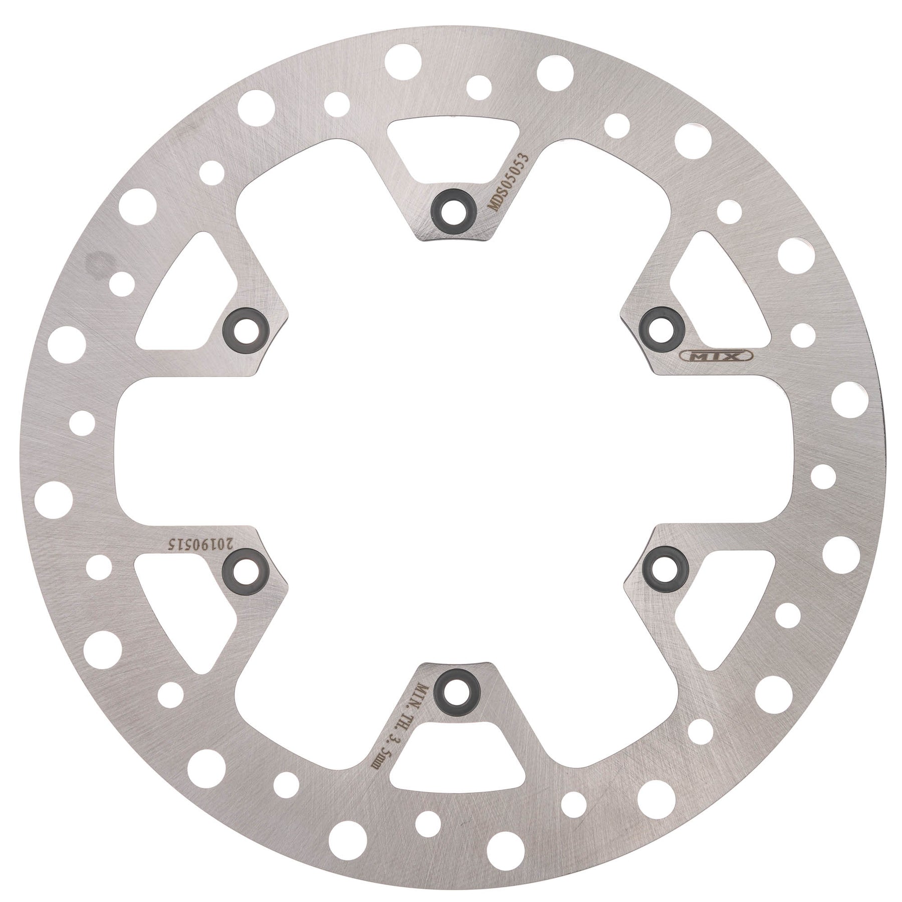 MTX Performance Brake Disc Rear Solid Round Suzuki MD6305 #05053