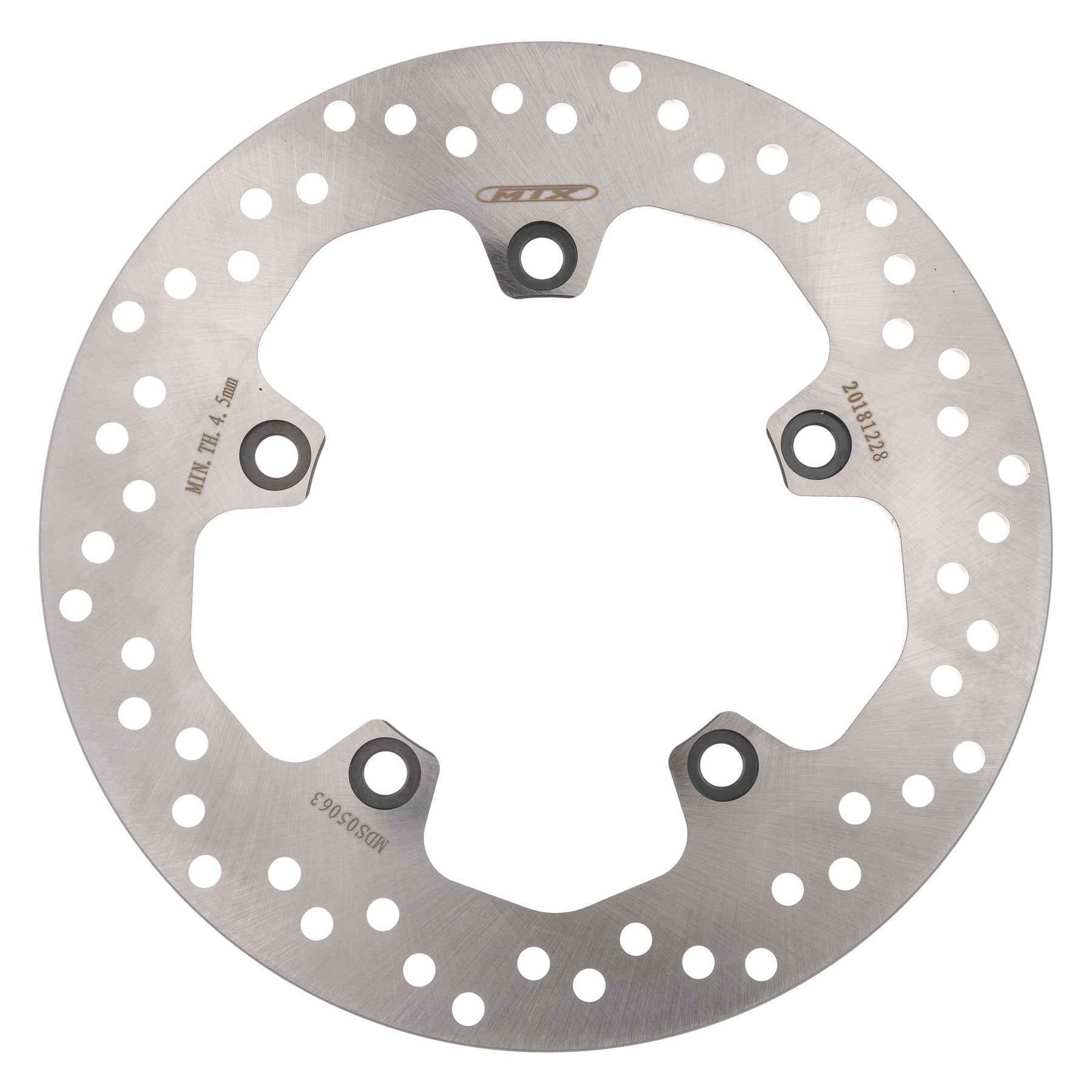 MTX Performance Brake Disc Rear Solid Round Suzuki MD3108 #05063