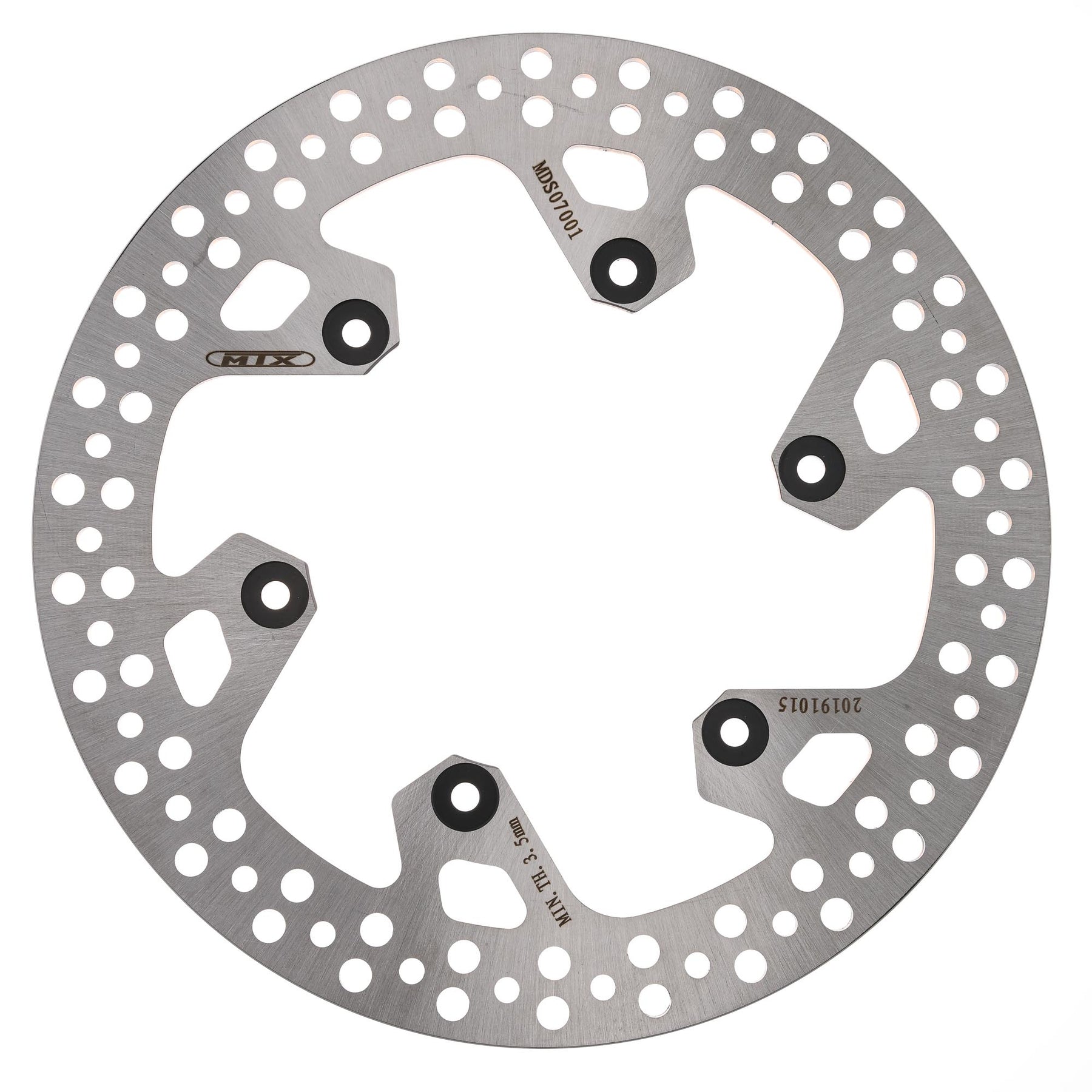 MTX Performance Brake Disc Rear Solid Round Yamaha MD6135 #07001