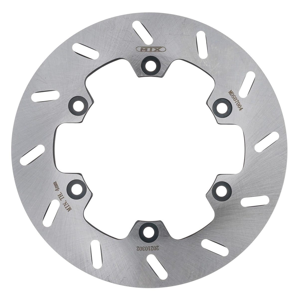 MTX Performance Brake Disc Rear Solid Round Yamaha MD6121 #07004